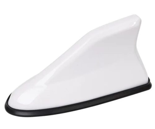 Antenne radio aileron de requin, 12V, blanche, C6111W