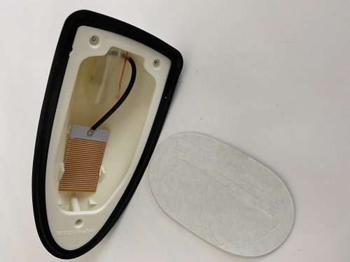Antenne radio aileron de requin, 12V, blanche, C6111W