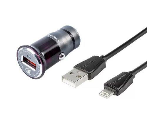 Szivargyújtó elosztó 12 / 24V USB KÁBEL> IPHONE CM63012