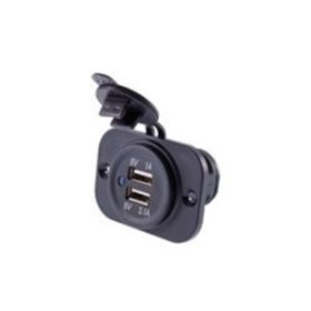 Beépített töltő 2x USB 3.1A, 12/24V, 63210