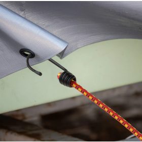 Gumipók 120 cm, 2 db-os, acélkampós 