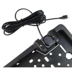   CA-BG482-2 Caméra de recul 8 LED intégrée au cadre de plaque d'immatriculation + 2 capteurs de recul 