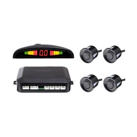    12V-os tolatóradar készlet – 4 szenzoros, LED-es kijelzővel