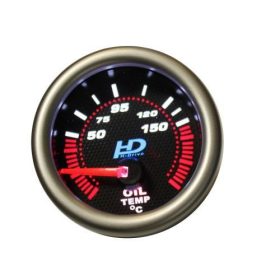   Indicateur de  température d'huile OR-LED7703BK à cadran noir