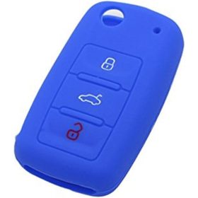 Étui pour clé de voiture VW en caoutchouc W14904-11BL