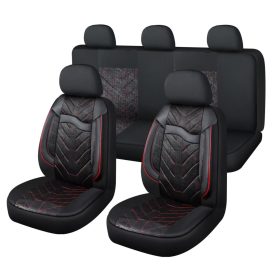   Pack de housses de siège universelles 11 pièces Airbag noir bleu