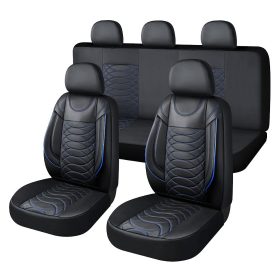   Pack de housses de siège universelles 11 pièces Airbag noir bleu