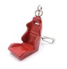 W16362-10R Porte-clés en métal pour siège sport - rouge