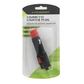   EURO/DIN csatlakozódugó kapcsolóval és biztosítékkal 12/24V max 15A aljzathoz