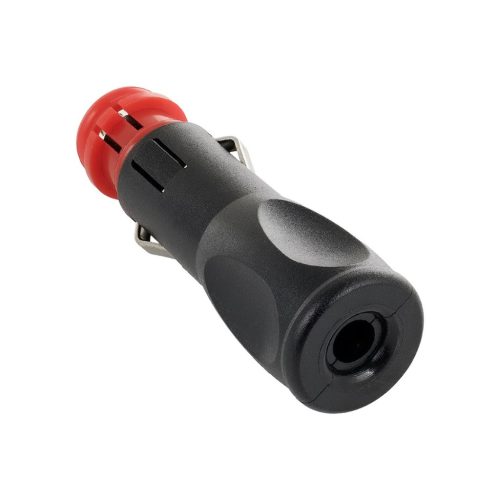 EURO/DIN csatlakozódugó biztosítékkal 12/24 V-os aljzathoz, max. 15 A