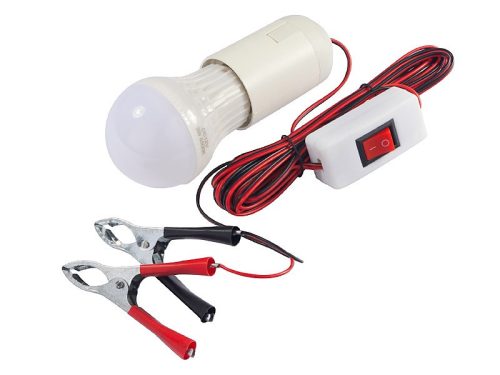 Lampe LED avec pince crocodile 12V 