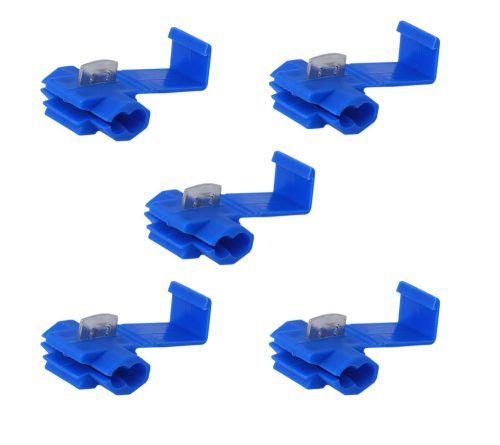 Connecteur rapide de fil 5DB, bleu, pour fil de 0,75 à 2,5 mm - autocoupant / 86297