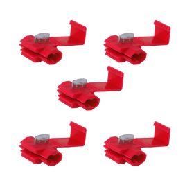   Connecteurs rapides électriques 5DB, rouges, 0,5-1 mm kw, 22-18AWG, 10A max / 86298