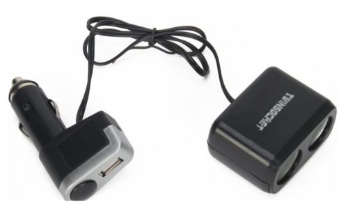 Szivargyújtó elosztó + USB 12V WF0097