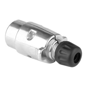 Prise de remorque pour remorques 7 PIN, aluminium - 12V