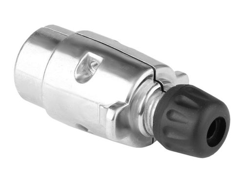 Prise de remorque pour remorques 7 PIN, aluminium - 12V