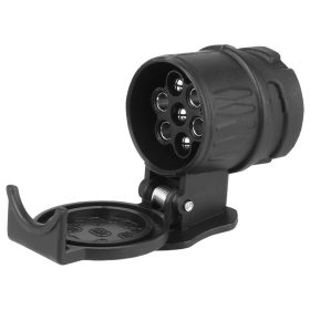   Adaptateur de connecteur de remorque 13/7 PIN pour remorque, plastique 12V
