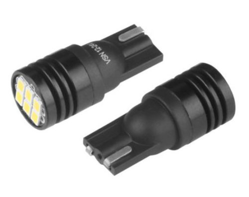 W5W (T10) 12 / 24V 6x3020 SMD Ultra fényes LED fehér CM58249