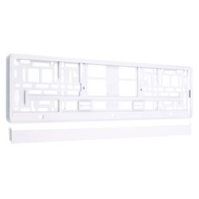 Cadre de plaque d'immatriculation blanc RT-CM58478