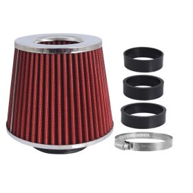   Filtre à air 155x130x120mm, rouge, adaptateurs : 60,63,70 mm