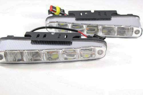 Feux de jour HD à 3 câbles DRL-LA573 incurvés, fonction ON-OFF