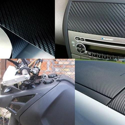 Karosszéria fólia karbon mintával, fekete színbe 50*60 cm FN-CS294/60