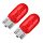 Ampoule T10 W5W rouge