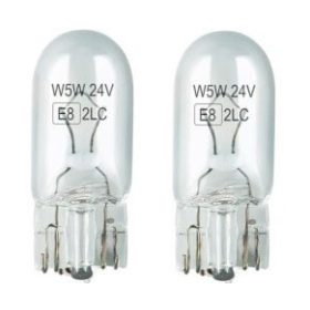 Ampoule T10 2DB T10 W5W blanche
