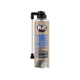 K2 Spray gonfleur pour réparer les pneus crevés 400 ml
