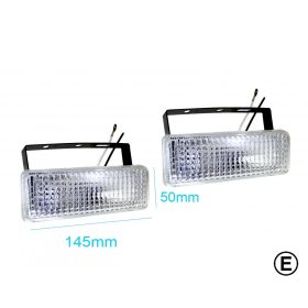   Feu antibrouillard rectangulaire marqué "E" (KL-HY-054A)