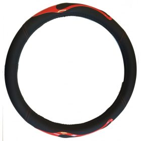 Műbőr sport mintás kormányvédő KV-TH38567R