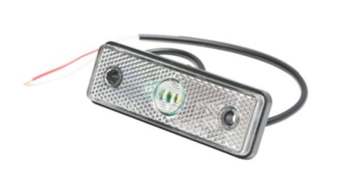 Szélességjelző/helyzetjelző fehér - 12-36V - LA-607W 