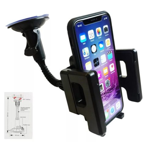 Support téléphone voiture universel pour pare-brise/ventilation 