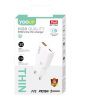 YOOUP 30W Ultra vékony - Dupla hálózati töltő (USB/TYPE-C PD) NC113-D