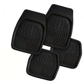   Ensemble de bacs à neige universels avec tapis en caoutchouc SZ-TH3217BK