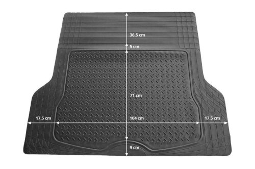 Tapis de bagage universel caoutchouté 139x112cm - TH28200BK