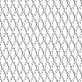   Grille de décoration - Forme losange 100x30 - aluminium noir