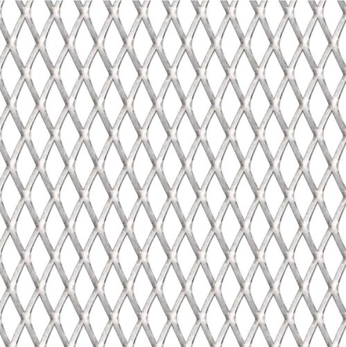Grille de décoration - Forme losange 100x30 - aluminium noir