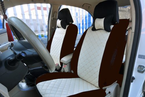 Univerzális szett steppelt bézs/barna üléshuzat UL-AG23002BE 
