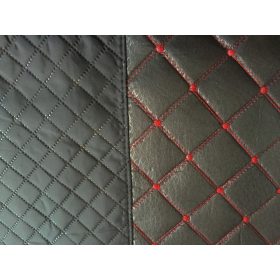   Pack de housses de siège matelassées universelles noires rouges 