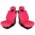 Pack de 2 housses de siège Tricot rose