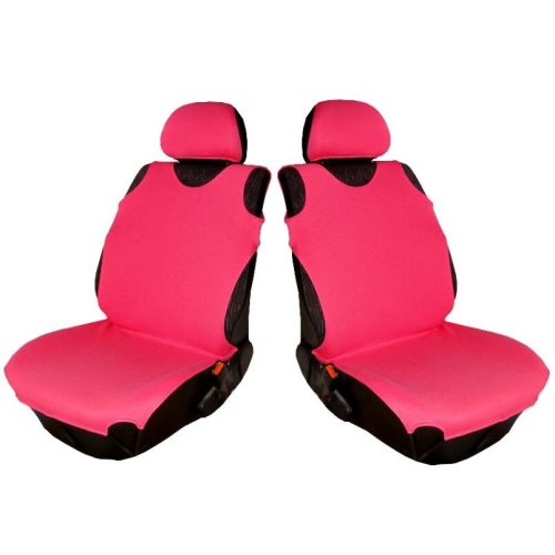 Pack de 2 housses de siège Tricot rose