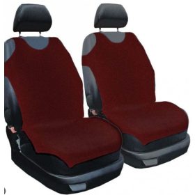 Pack de 2 housses de siège Tricot bordeaux