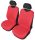 Pack de 2 housses de siège Tricot rouge