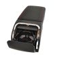 Coude universel en cuir artificiel effet usine - 4USB-S - largeur de console réglable