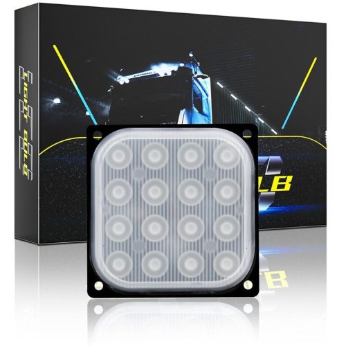 Stroboscope carré 16 LED - E-signal - 12-24V IPX4 Etanche