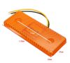 Indicateur de largeur 6 LED avec support - blanc 12-24V - marquage E